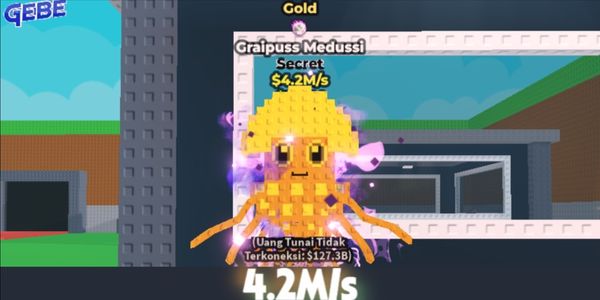 Gold Graipuss Medussi 4.2M/s (Secret) | Steal A Brainrot