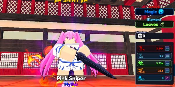 shiny pink sniper
