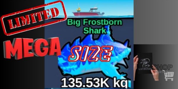 JUMBO SIZE! 135 TON HIU FROSTBORN — Super Large & Rare! Collectors Must Have!