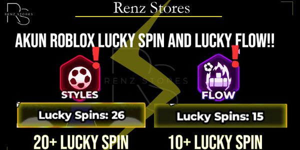 Akun Starter Pack Lucky Spin Style + Lucky Spin Flow - Bluelock Rivals