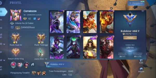 Mobile Legends Account MLBB Account #149