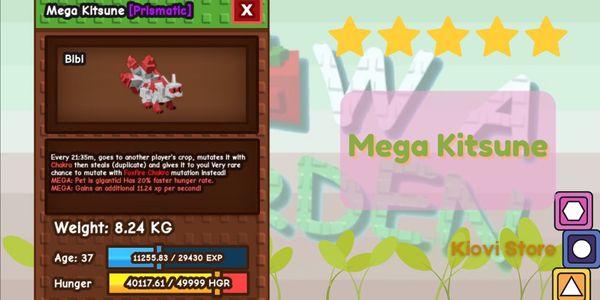 Mega Kitsune - Grow a Garden
