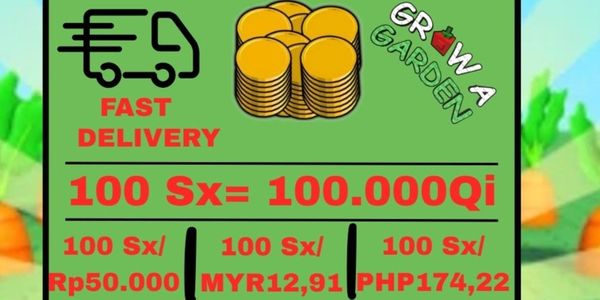 100 Sx = 100,000 Qi VIA TICKET || Grow A Garden