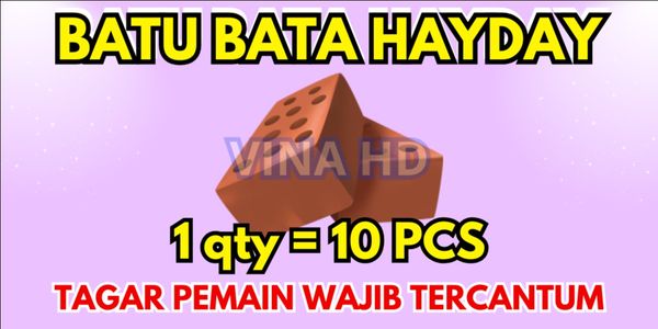 Bricks / Hay Day Red Bricks - 10pcs