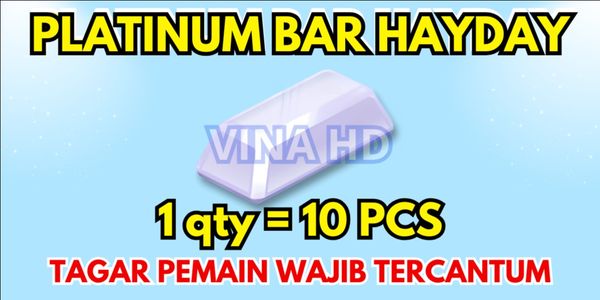 Platinum Bar / Platinum Bar Hay Day 10pcs