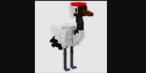 Red-crowned crane