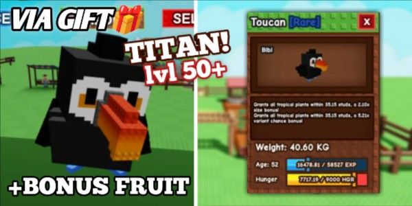TITAN Toucan (lvl 50+) 40.60 KG