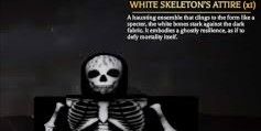 White/Green Skeleton's Attire