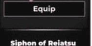 Siphon Of Reiatsu
