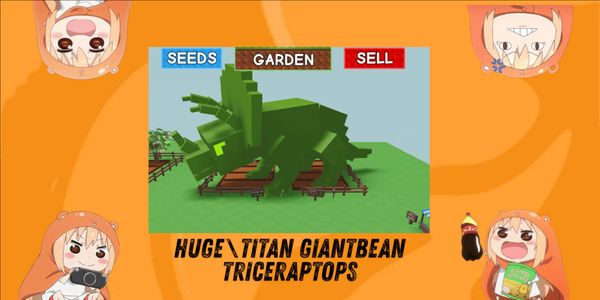 Huge/Titan GiantBean Triceraptops | GROW A GARDEN