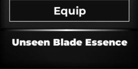 Unseen Blade Essence