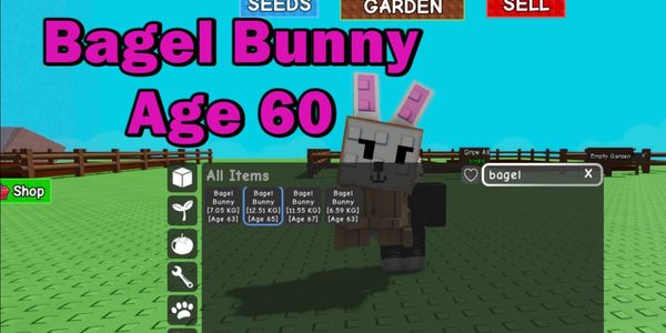 Bagel Bunny Age 60 Grow A Garden