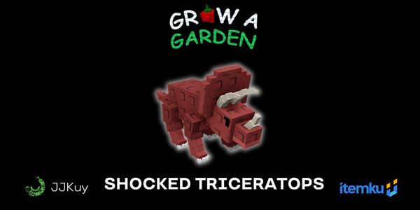 SHOCKED TRICERATOPS Grow a Garden