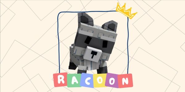 Raccoon (8.9+ Kg) - Grow a Garden DIVINE Pet