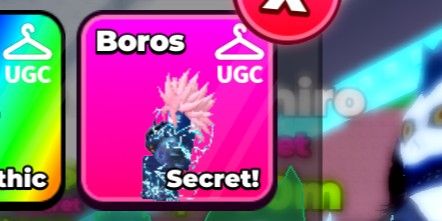 Rainbow Boros (Secret) | Steal Anime!