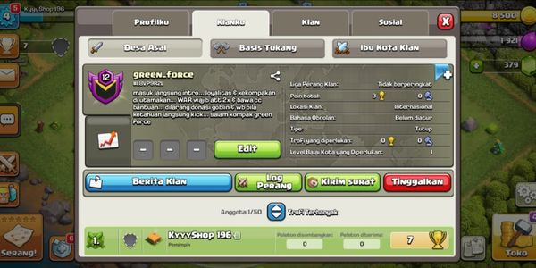 Clan Level 12 Cheap Bang