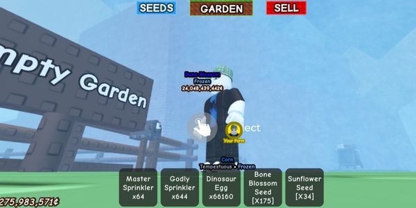 Akun Super Grow a Garden