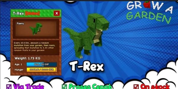 t-rex (trex) grow a garden