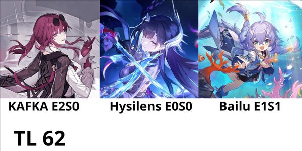 Kafka E2S0 Hysilens E0S0 Bailu E1S1