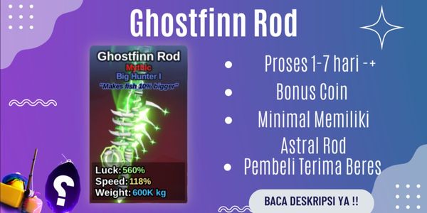 조키 Ghostfinn Rod | 조키 Rod | Fish It!