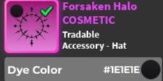 Forsaken Halo 1E (BLACK)