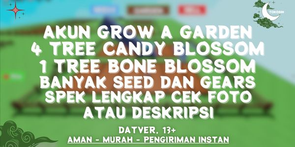 ACCOUNT 4 CANDY BLOSSOM AND 1 BONE BLOSSOM | MANY SEEDS | STACKED GEAR | SHECKLESS 1.1SX+