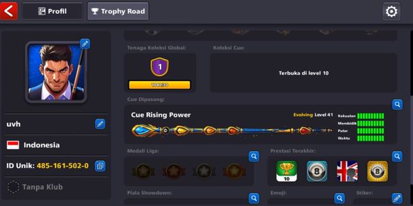 #5 Account 8BP 1 Max Rising Cue (Suitable for Beginners Who Want Max Cue)