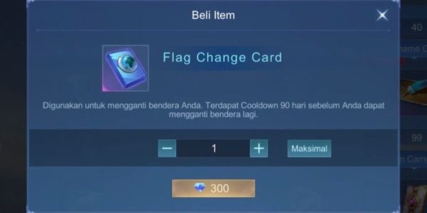 Flag Change Card