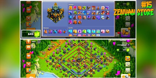 #15 Clash of Clans تاون هول 11 | مستوى 180+ | الملك 50 الملكة 50 الحارس 20 + الحيوانات الأليفة مفتوحة | معدات الأبطال مستوى 5–8 | مناظر سحرية | تعويذات وجنود ماكس | 645 جوهرة