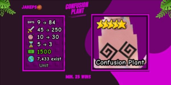 Confusion Plant (5 Star Unit) - Garden Tower Defense