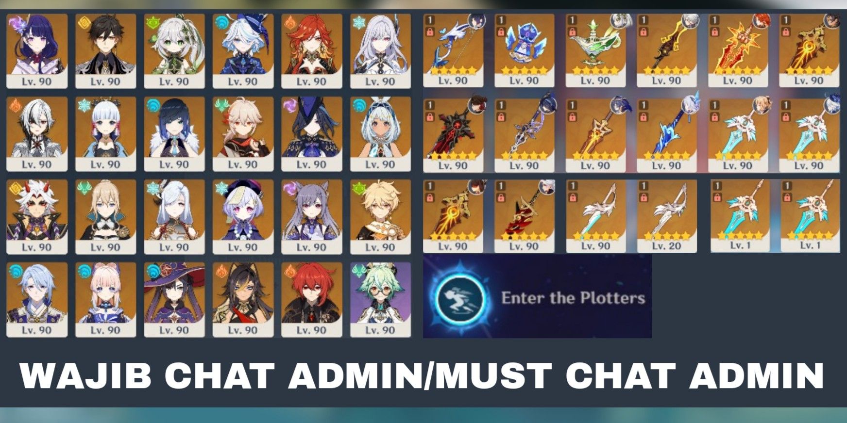 Buy Account [83] TOTAL 41B5 + BONUS HSR GG ACCOUNT, 5 ARCHON MAVUIKA ...