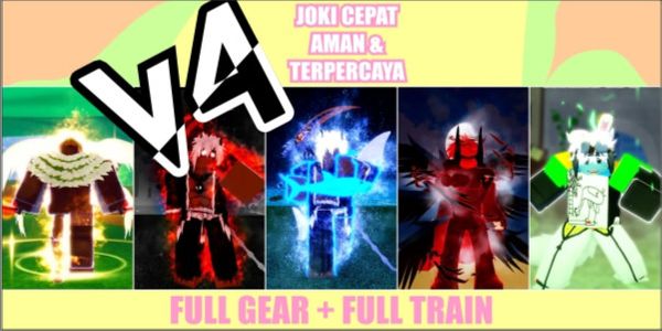 RACE V4 FULL GEAR FULL TRAIN !!!