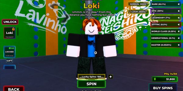 Akun Blue Lock Rivals + Basketball Zero Style Loki + Uncle Sam + Psychic