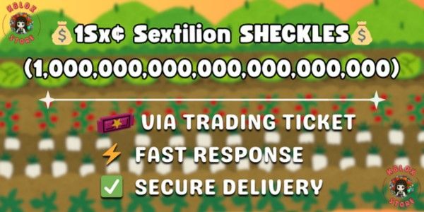 1Sx Sheckles Coin | 1Sextilion Sheckles Coin | Grow a Garden