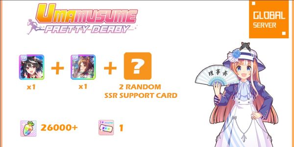 (GLOBAL) Uma Musume Pretty Derby | Starter Kitasan LB0 + 2-3 SSR | 15k+ Carat