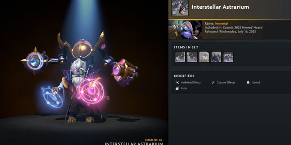 Buy Item Gift Interstellar Astrarium + Immortal (Tinker Set 2025) Dota ...