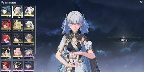 Jinhsi + Sign + Luno + Camellya + Jiyan + Razor + Yinlin + Xiangli Yao + Verina + Encore + Jiaxin UL 55 SERVER SEA