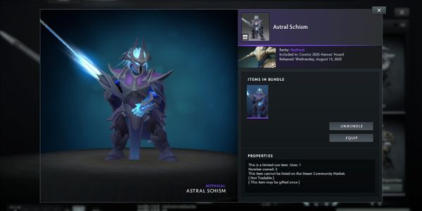 Astral Schism (Sven set 2025)