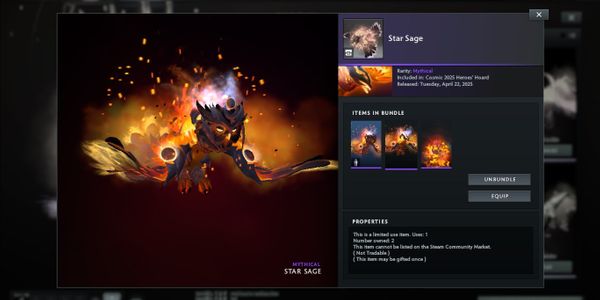Star Sage (Phoenix Set) Cosmic 2025 Heroes Hoard Heroes' Hoard