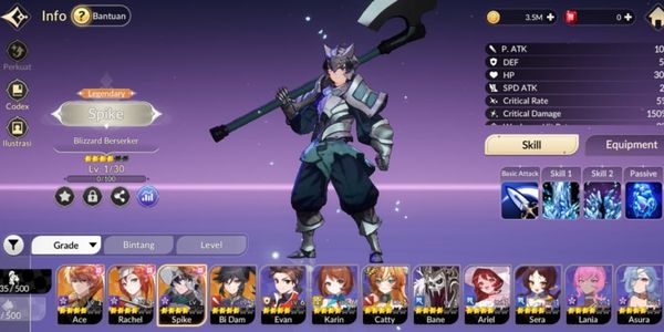 (Seven Knight Re:BIRTH) Starter Spike + SSR Lainnya