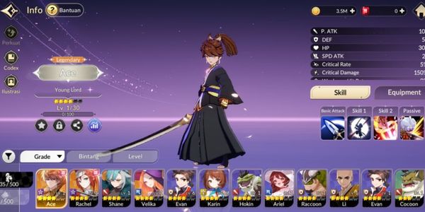 (Seven Knight Re:BIRTH) Akun 4 SSR Biasa