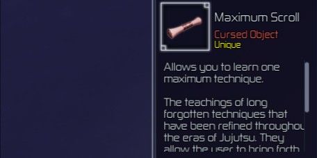 MAXIMUM SCROLL