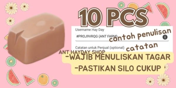 10 pcs Clay - Crops Hayday