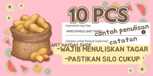 10 pcs Kacang Tanah / Peanuts - Crops Hayday