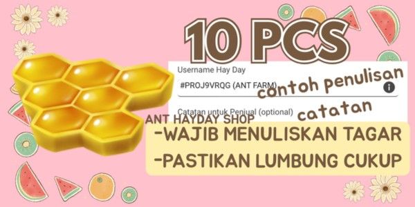 10 pcs Honey Comb - Food Hayday