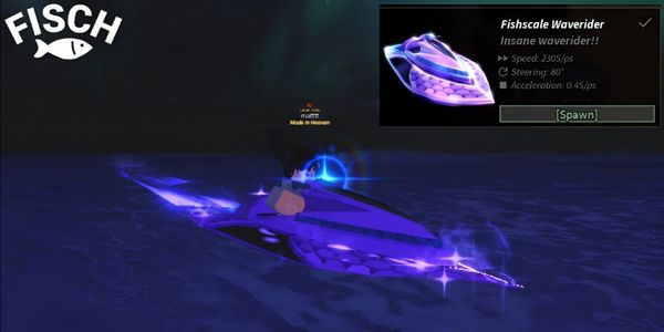Buy Item FISHSCALE WAVERIDER BOAT Fisch 3823410 | itemku