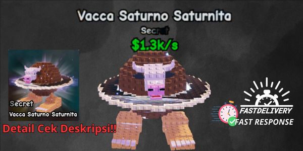 Vacca Saturno Saturnita (Secret) - Plants Vs Brainrots