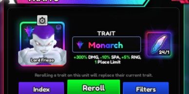 Monarch Frieza (Friezo) (plain account reroll)