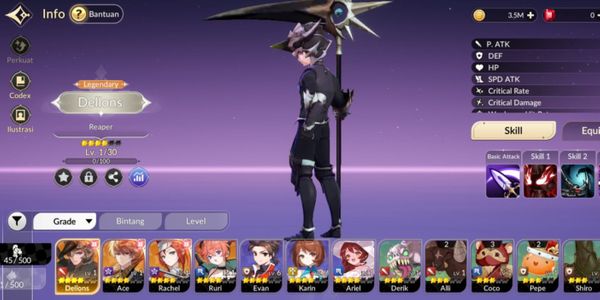 (Seven Knight Re:BIRTH) Starter Dellons + SSR Lainnya
