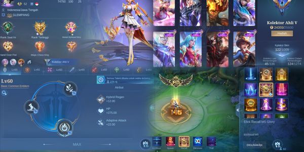 ML account GG Skin 122 Hero 82 EmblemAllmax. EpicSkin 15 Ling Kimmy Esme Gusion etc. Starlight Zhuxin Colec Nata. Safe Account